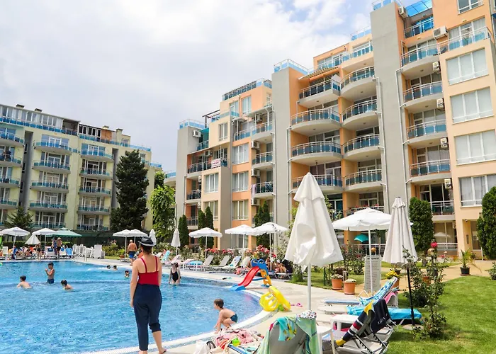 Luxury First Line With Pool And Sea View In Complex Oazis * Ravda